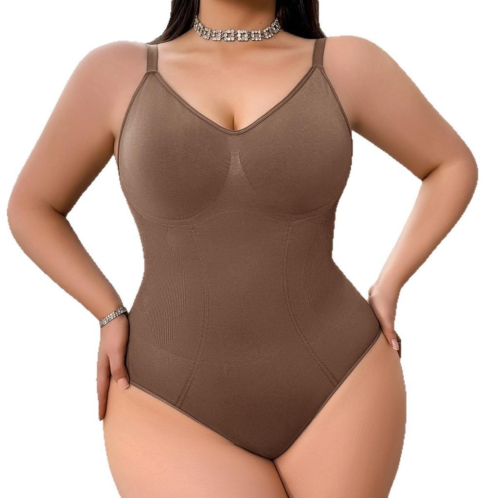 Seamless Tank Top Bodysuit Shapewear, One Piece Tummy Control Butt Lifter Push Up Full Body Shaper