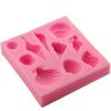 Ocean All Kinds of Shell Scallop DIY Silicone Sugar Turning Baking Tool Chocolate Mold Cake Mold