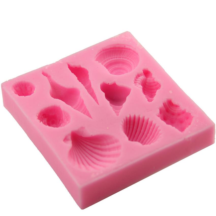 Ocean All Kinds of Shell Scallop DIY Silicone Sugar Turning Baking Tool Chocolate Mold Cake Mold