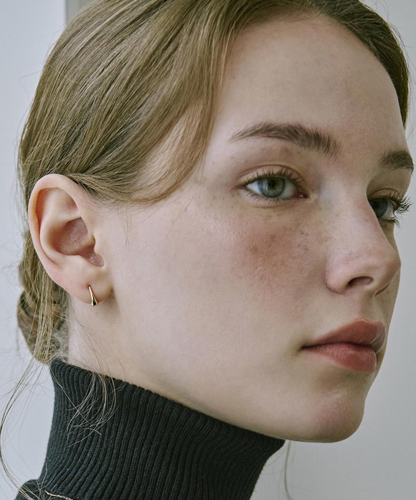 Akarki 14K Noah Teardrop One-Touch Ring Earrings
