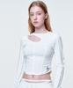 2113 STUDIO Corset Long Sleeve White