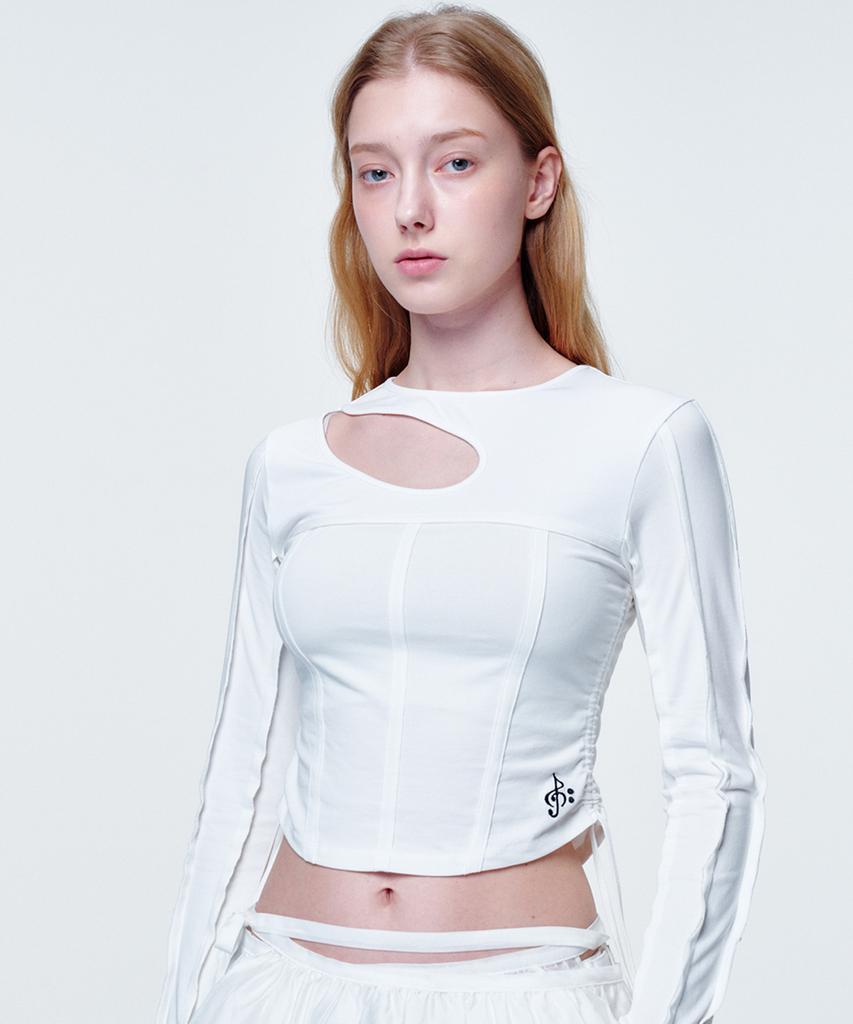 2113 STUDIO Corset Long Sleeve White