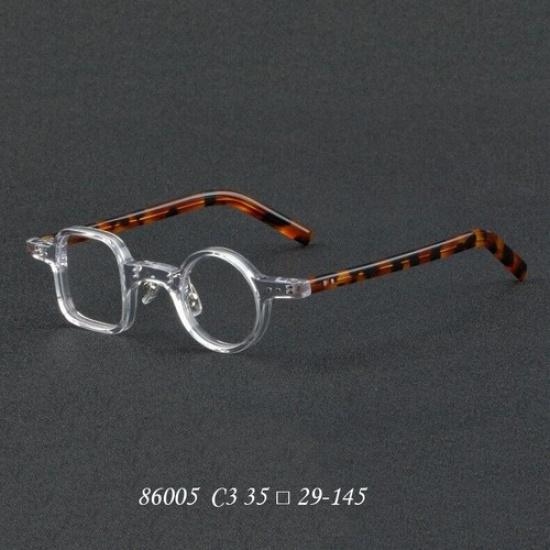 Funny Round Square Reading Glasses Full Rim Frames Acetate Women Men Readers