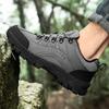 Outdoor Hiking Shoes Men Shoes Low-top Thick-soled Anti-slip Breathable Comfortable Men's Shoes Lace-up Casual Sports Shoes Men