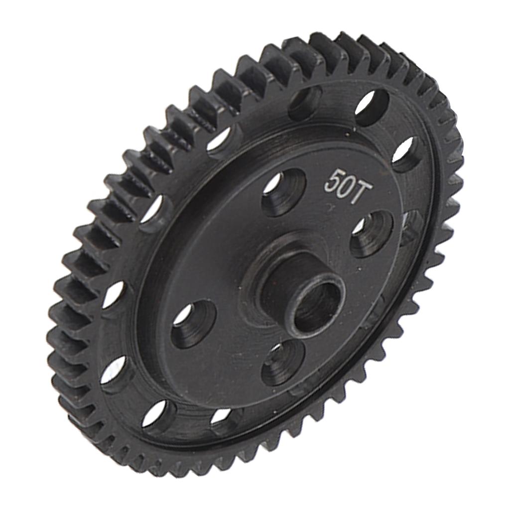 Main Spur Gear Black Steel Upgrade 50T Diff Gear for ARRMA Kraton 1/8 Remote Control Car