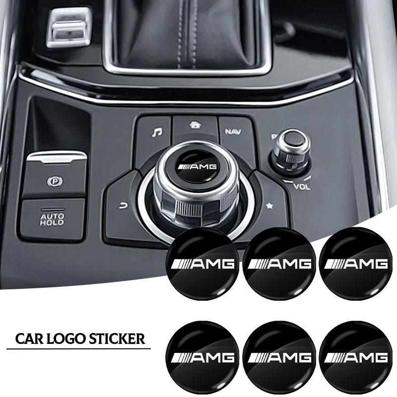 Car Lock Keyhole Stickers Door Lock Protect Car Stickers For Mercedes Benz AMG W212 W205 W246 W177 W176 W213 GLC GLE GLS ML Welcome Laser Logo Lamp