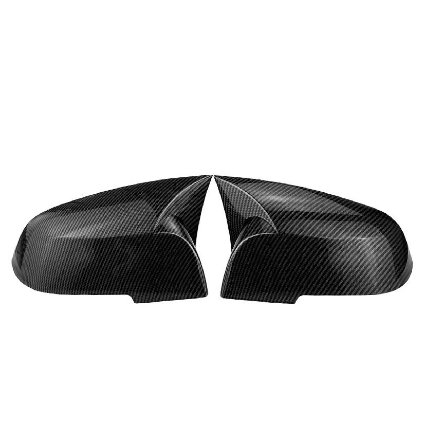 For BMW Series 1 2 3 4 F20 F21 F22 F30 F32 F36 X1 F87 M3 ABS Car Rearview Side Mirror Cover Wing Cap Door Trim Adhesive Sticker