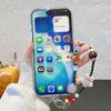 Double-sided imd cute plaid dog suitable for iPhone17promax mobile phone case Apple 16 protective case anti-drop