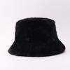 Autumn and winter bucket hat plush warm cold basin hat new plush face small versatile sun hat