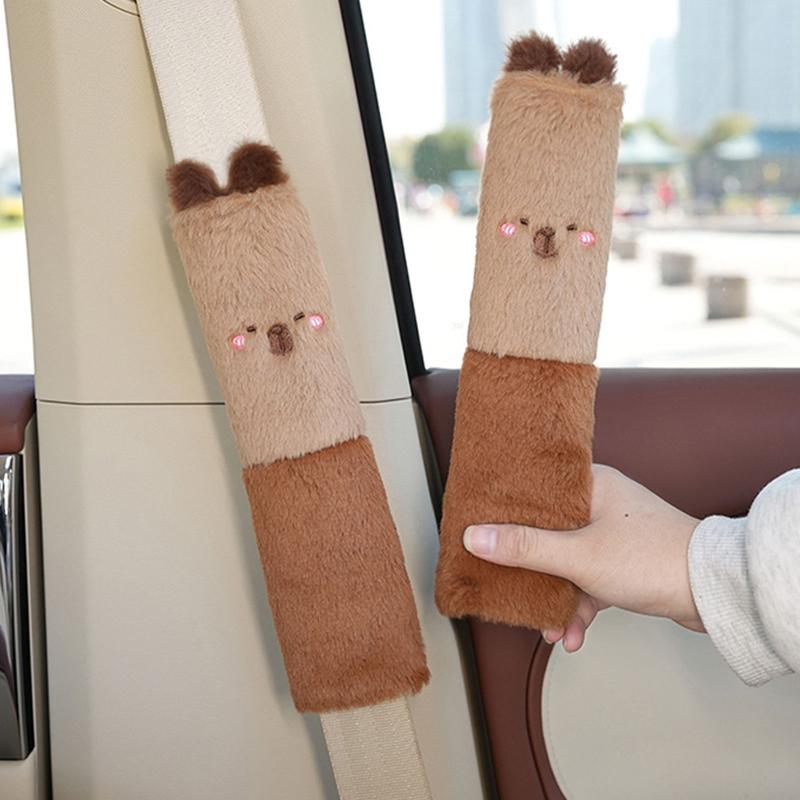 Auto Capybara Plüsch Zubehör Auto Rücksitz Hängen Plüsch Halter Abdeckung Auto Spielzeug Innen Dekoration