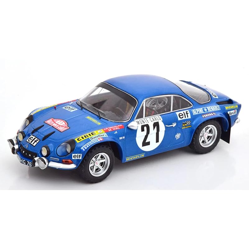

IXO renault mini car 1/24 RENAULT ALPINE A110 1800S N 21 rally monte carlo 1973 J-P.NICOLAS/M.VIAL [product]