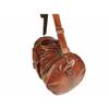 Men Genuine Vintage Duffel Brown New  Leather Bag Goat Travel Gym Luggage