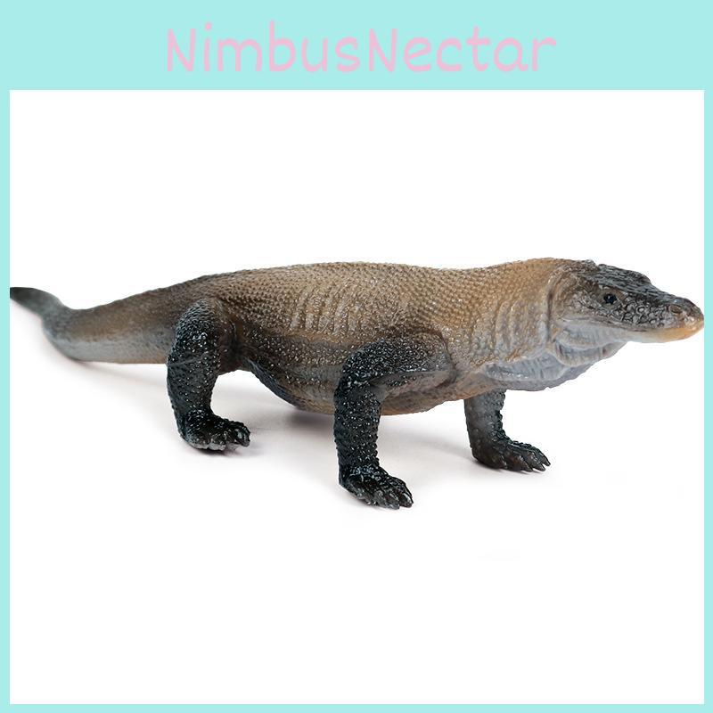Static Dinosaur Model Kids Toy Plastic Komodo Dragon Figurine For Home And Classroom Use