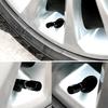 4pcs Car Tire Stem Valve Caps Aluminum Alloy Car Wheel Tire Valve Rim Stem Covers Airdust Waterproof for Automobiles Motorcycl