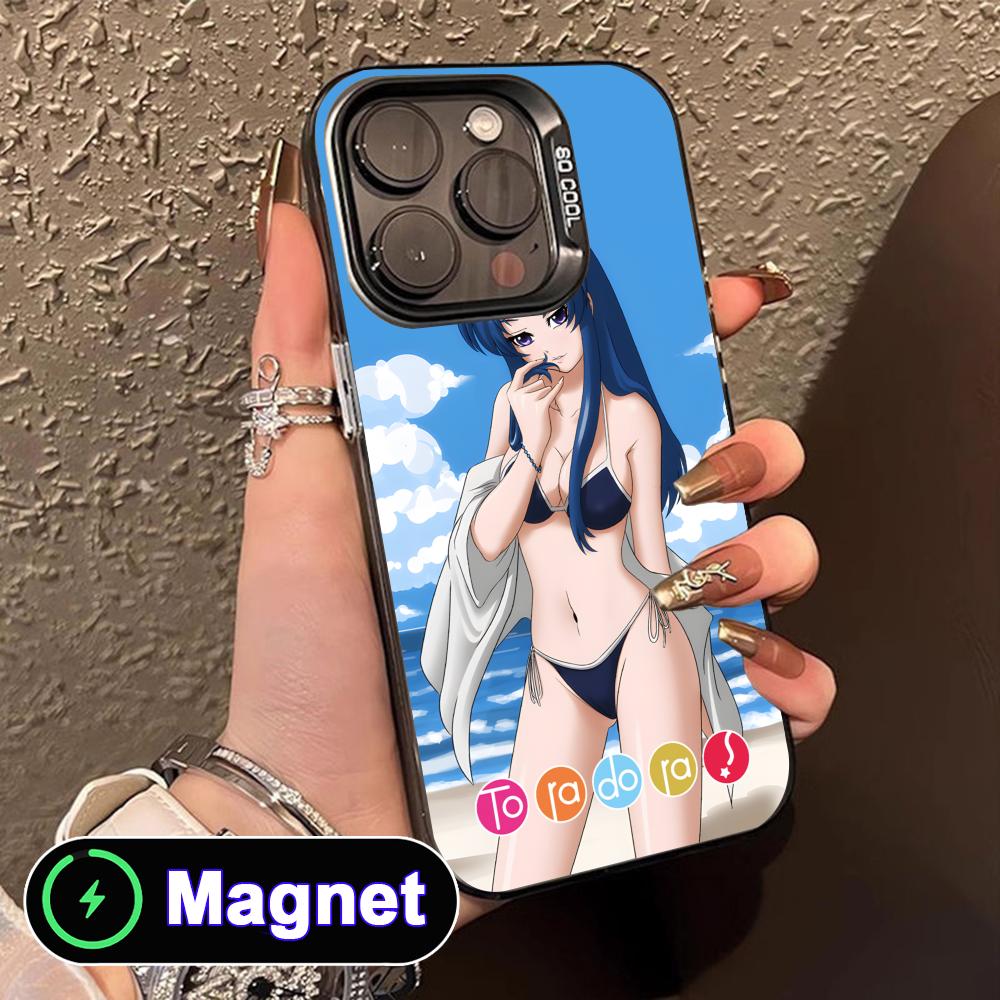 

Toradora Kawashima Phone Case for iPhone 17 16 15 14 13 12 11 Air Pro Max Plus Colorful Silver MagSafe Cover iPhone 11