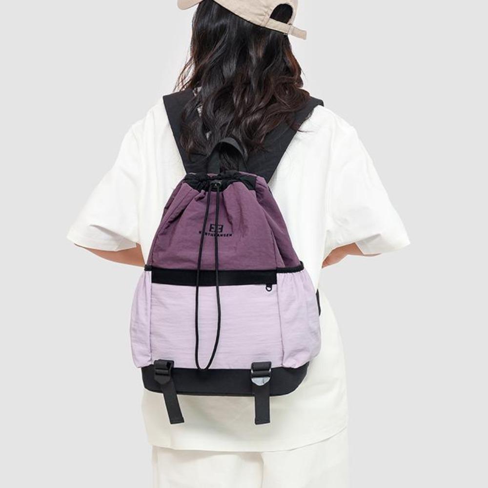 Outdoor backpack women's new contrasting colors high-value sports backpack outdoor travel backpack large-capacity student schoolbag