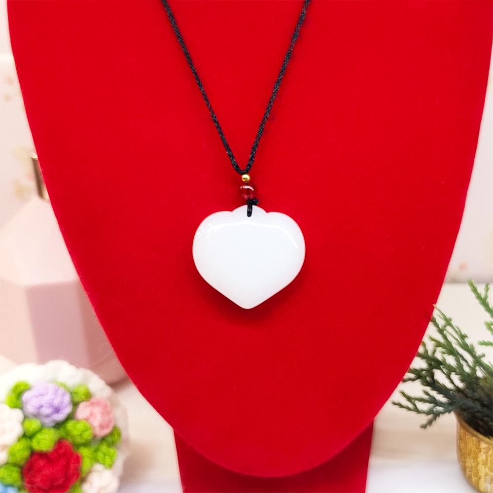 2025 Unisex Jade Glass Necklace - New Style Hot Pendant