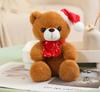 Christmas Teddy Bear with Hat - Cute Plush Doll Gift