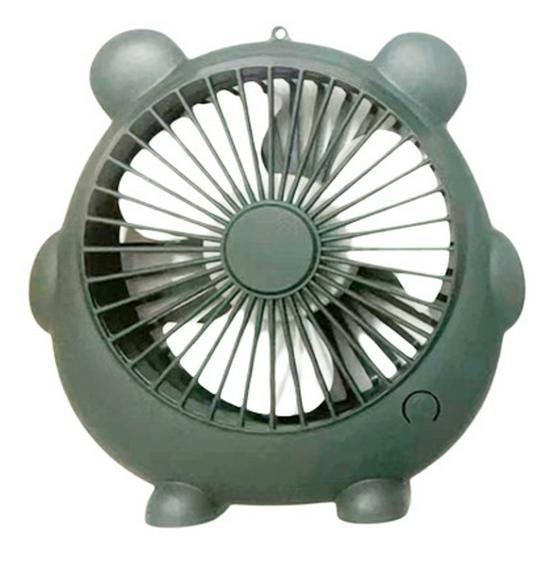 Five-Hole Mini Spray Fan: Portable, Folding, Clip-On, USB Chargeable Air Circulator with Light