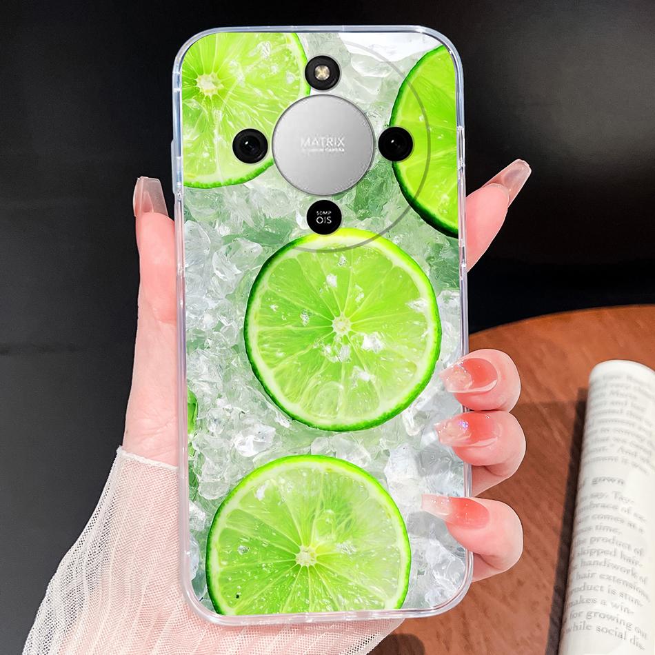 

For Honor X6D X8D X9D 4G 5G Phone Case Colorful Flowers Cover For Honor X6D X8D X9D Soft TPU Silicone Anti Drop Clear Back Cover HONOR X9D