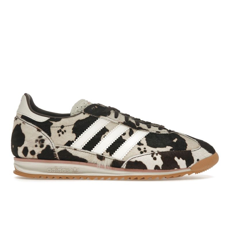 Adidas SL72 OG Cow Print Women Sneakers Cream JR1255