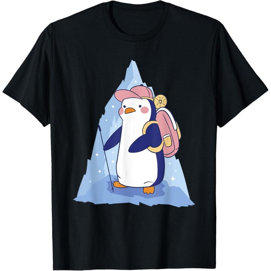 

Penguin Hiking Winter Snow Mountain T-Shirt XXXXXL чёрный