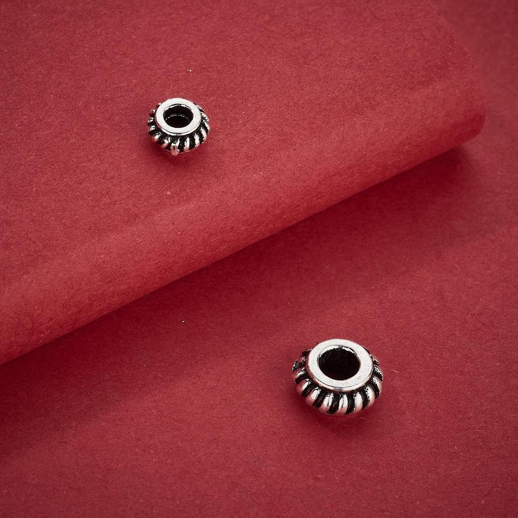 S925 Spiral Spacer Beads for DIY Bracelets & Necklaces