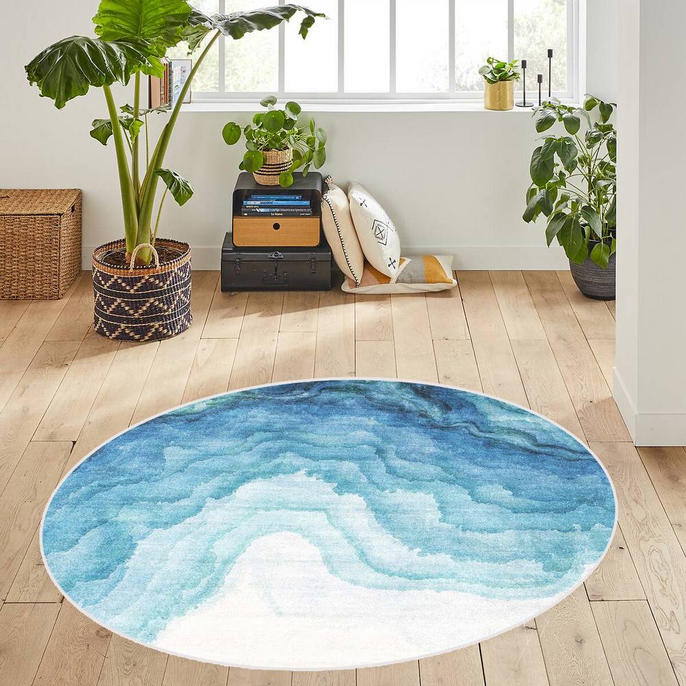 

Mosimoso Home RC1407 Ковер с принтом на подошве в горошек 100x100 cm