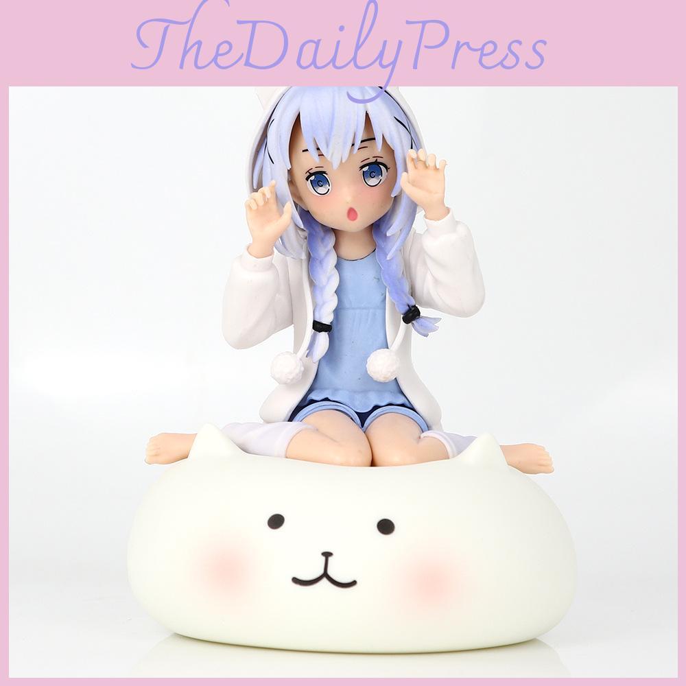 Kyoko Adorable Sitting Chino Pvc Figurine With Beautiful Pajamas Display For