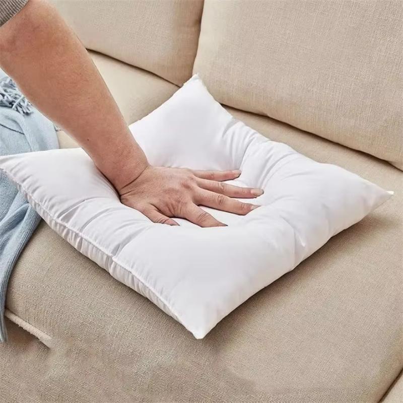 White Multiple Size Breathable Square Cushion Core High Resilience PP Cotton Pillow Core Sofa Backrest Cushion Core