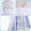 Snow Fairy LED Mesh Princess Tutu Dress, Girls Birthday Holiday Stage Performance Gown
