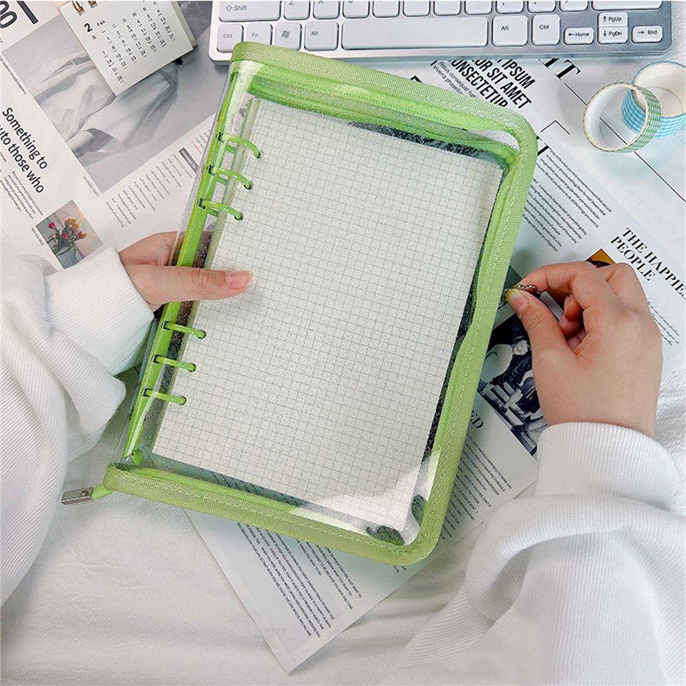 Collection Book Journal Photo Card Notebook Zipper Binder Binder Organizer Postcard Organizer