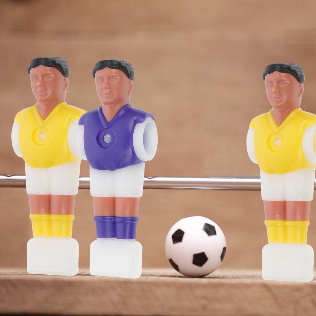 Fotbollsspelare Bordsfotboll Mini Män Reservdelar Plast Bordsdocka Figurer Barnspel
