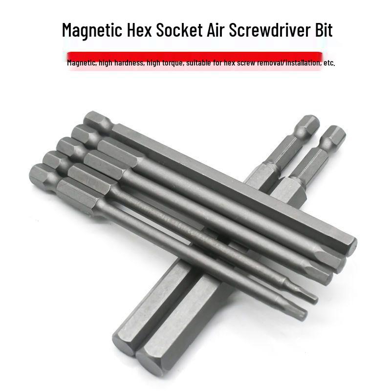 Sechskant S2 Magnetischer Pneumatischer Elektrischer Schraubendreher Bit-Satz mit Verlängerten Bits