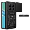 For Redmi Note 15 Case Redmi Note 15 Cover Redmi Note 15 Magnetic Ring Holder Armor Phone Case Slide Camera Protect Back Cover