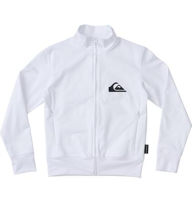 Rashguard ZIP STAND YOUTH Jungen WHT [Quicksilver] M&W