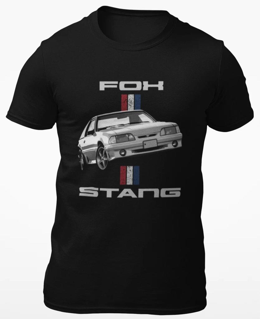 1989 Mustang GT Fox Body 3rd Gen Short-Sleeve Unisex 100% Cotton T-shirt Mens Tees Top