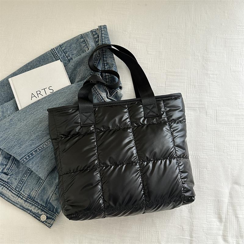 2025 новая модная сумка женская сумка сумка-мессенджер корейская версия сумка из космического хлопка сумка через плечо сумка-тоут клетчатая сумка трендовая сумка