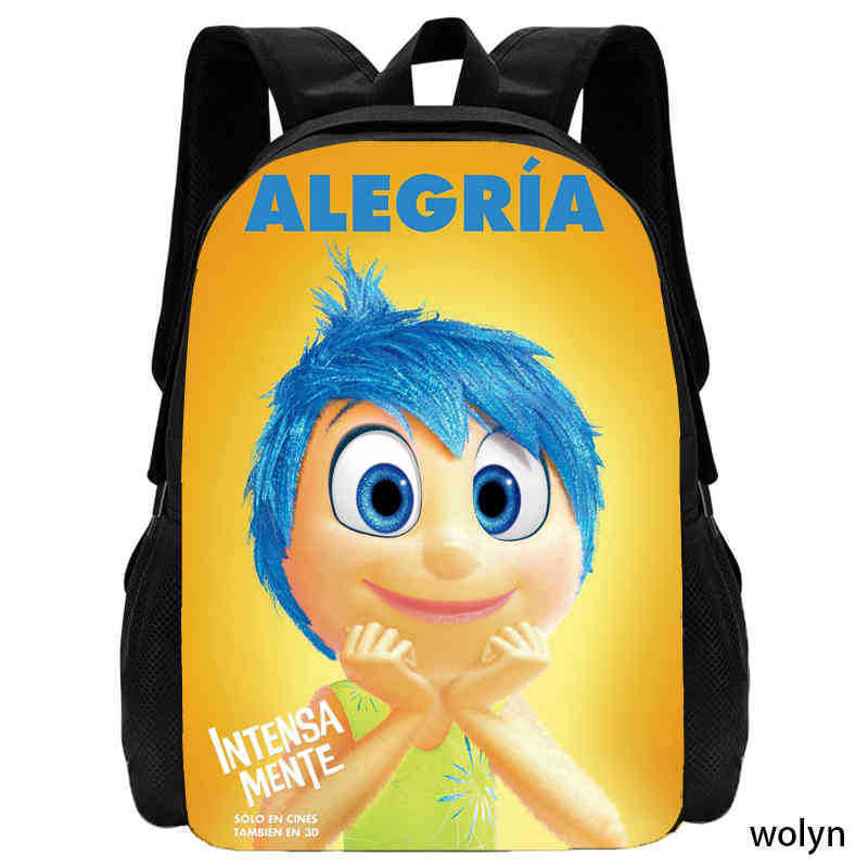 Inside Out 2 Anime Backpack For School And Travel With Storage Compartments