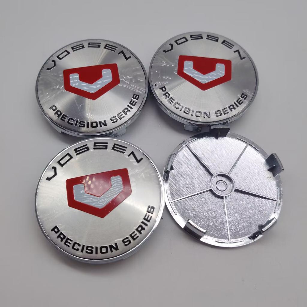 4ks/sada 68mm Vossen Krytky středů kol automobilu Znak automobilu Logo Štítek krytky středu kola Příslušenství pro pneumatiky automobilů