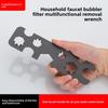 Stainless Steel Washbasin Faucet Foaming Wrench, Universal Bathroom Washbasin Water Outlet Disassembly Tool, Magic Tool