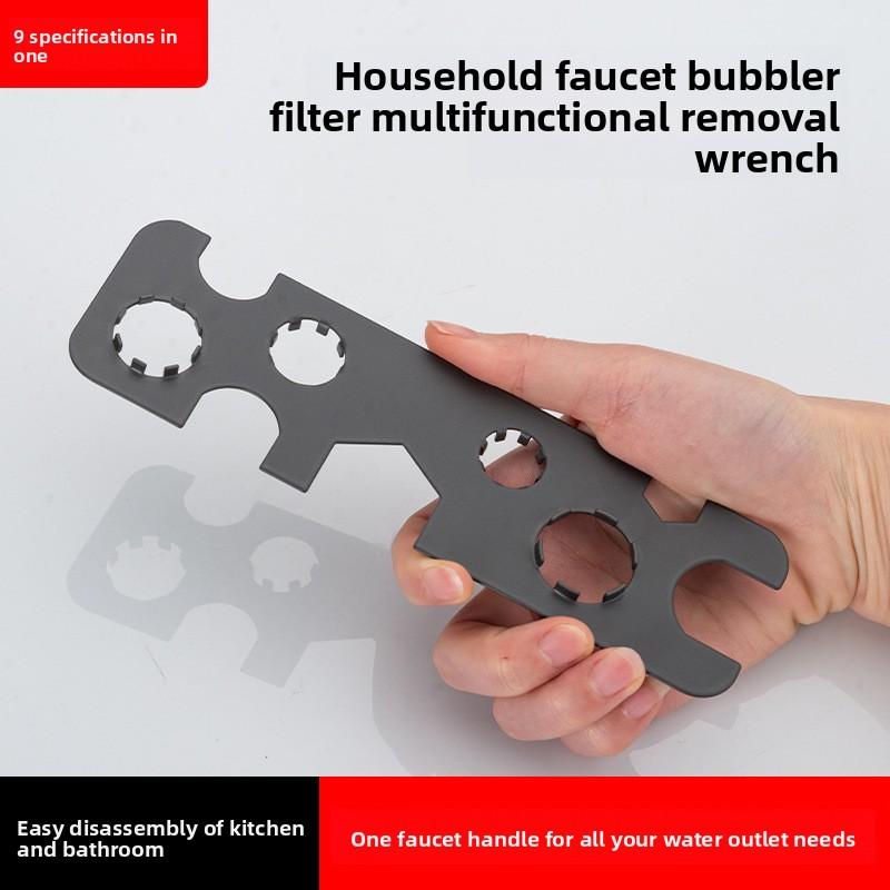 Stainless Steel Washbasin Faucet Foaming Wrench, Universal Bathroom Washbasin Water Outlet Disassembly Tool, Magic Tool