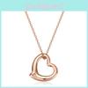 Four Fashion Leaf Clover And Heart Chain Necklace With Decoration Rhinestone