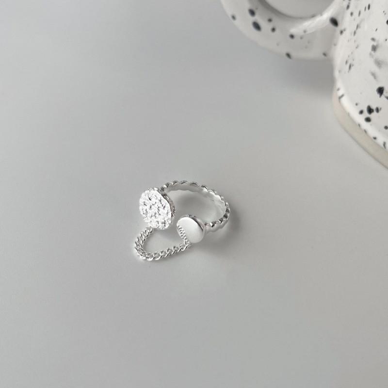 

Изысканное медное кольцо в корейском стиле для женщин с современной неровной текстурой и уникальным дизайном