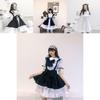 Beautiful Gothic Lolita Dress With Apron And Headdress Perfect For Cosplay Events