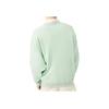 Li-Ning Lining Imagination Logo Embroidered Loose Crew Neck Pullover Sweatshirt Unisex Tops Tender-Leaf-Green AWDS222-3