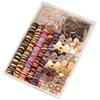 932pcs Brown Hair Accessories Set Sweet Cute Ponytail Holders Trendy Bows Headdress Girls Gift