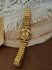 1 Stück Französische Retro Goldene Kleine Zifferblatt Damenarmbanduhr, Modisch, Elegant, Exquisit, Damenarmbanduhr Mit Römischem Zifferblatt Set