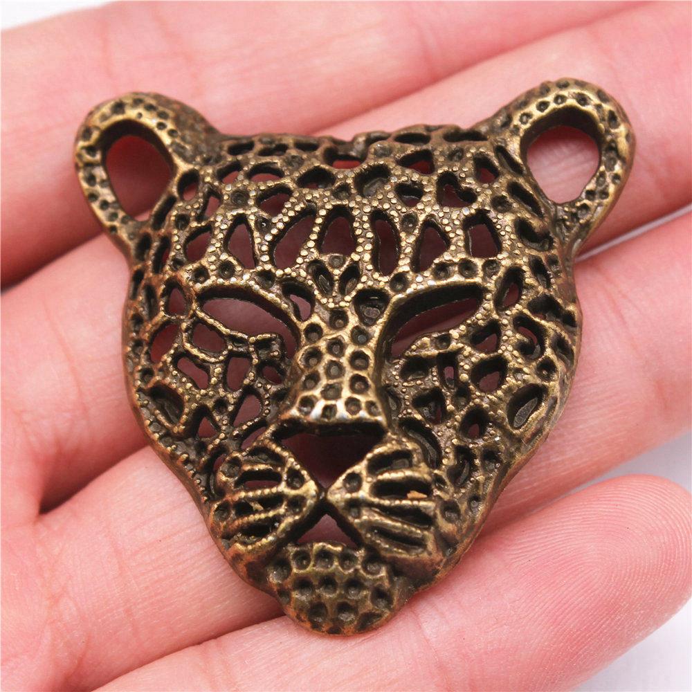 Charms Tiger Lion Wolf Pendants Kids' Jewelry Materials QC131