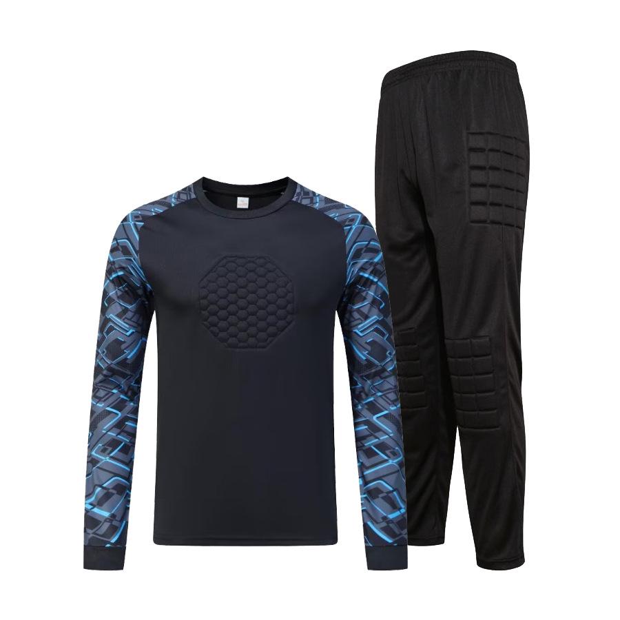 Children's Goalkeeper Anti-fall Long-sleeve Football Training Set